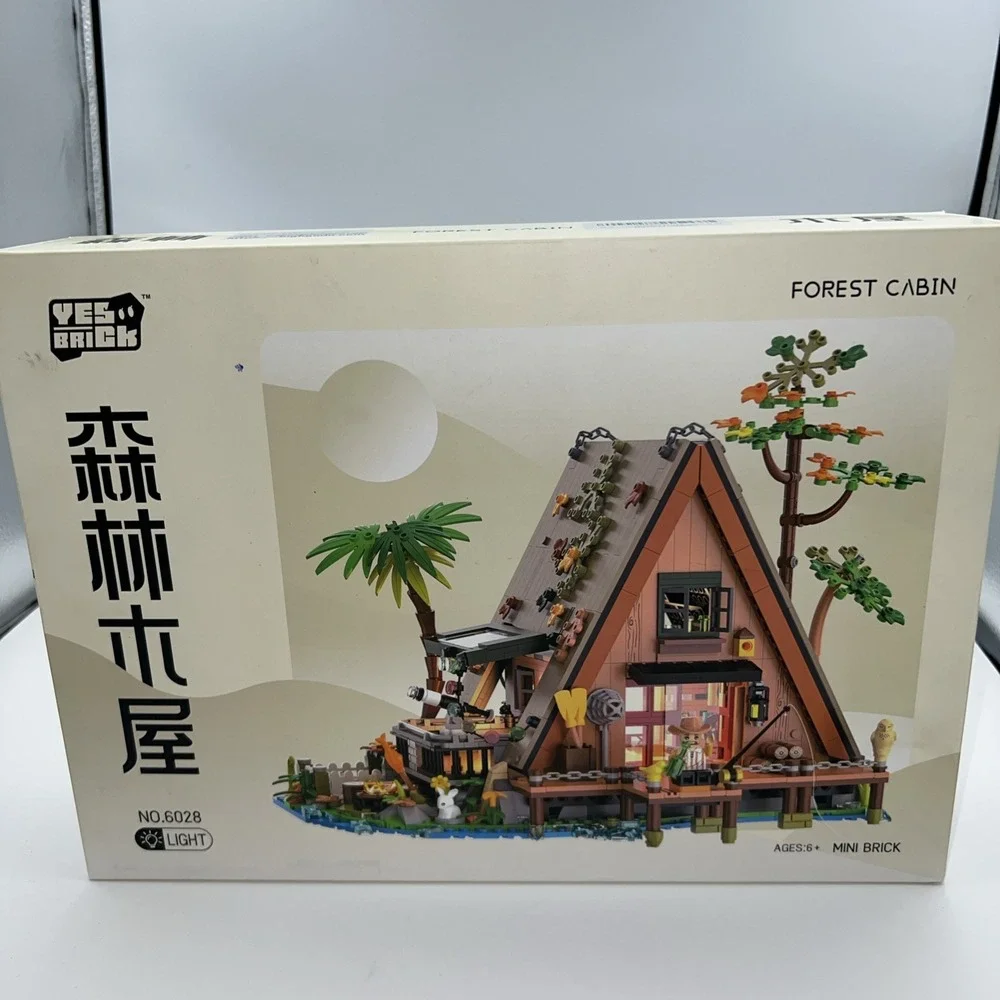 NEW A-Frame Forest Cabin 6028 - High Quality Building Bricks Complete‎ Set